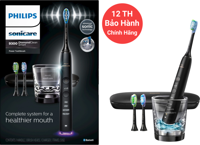 Bàn Chải Điện Philips Sonicare 9300 - Black