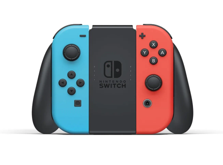 Nintendo Switch – OLED Model w/ Neon Red & Neon Blue Joy-Con