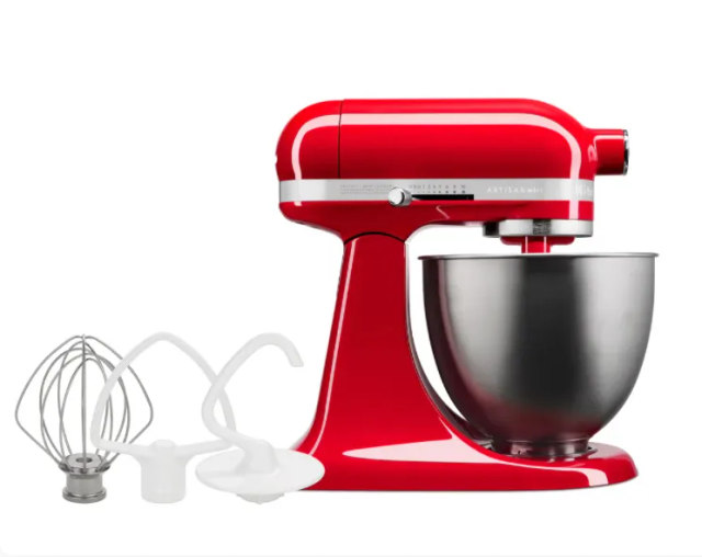 Máy Trộn KItchenaid Artisan Tilt-Head Mini Stand Mixer KSM3311 - Empire Red Gloss