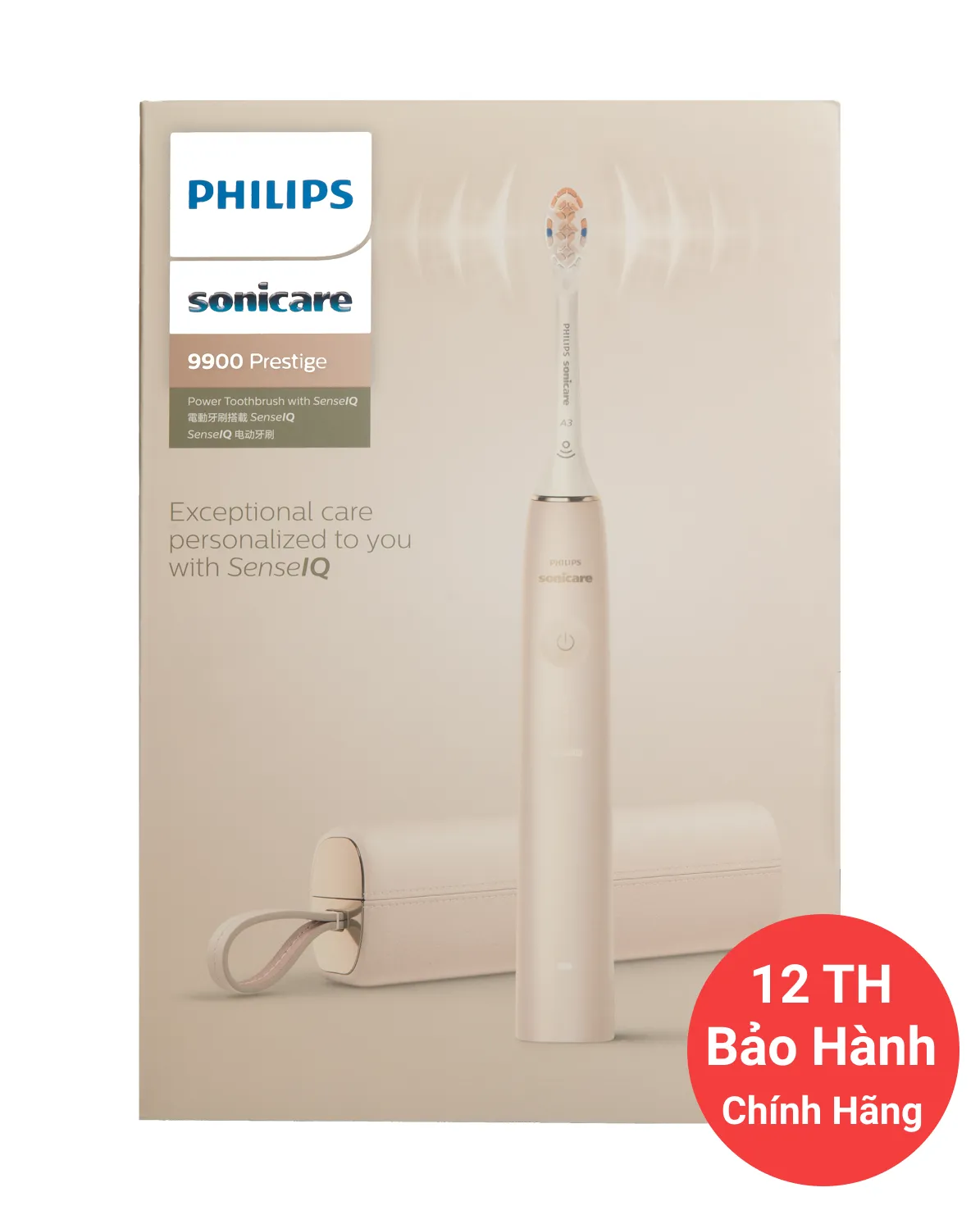 Bàn chải điện Philips Sonicare 9900 Prestige - Champagne