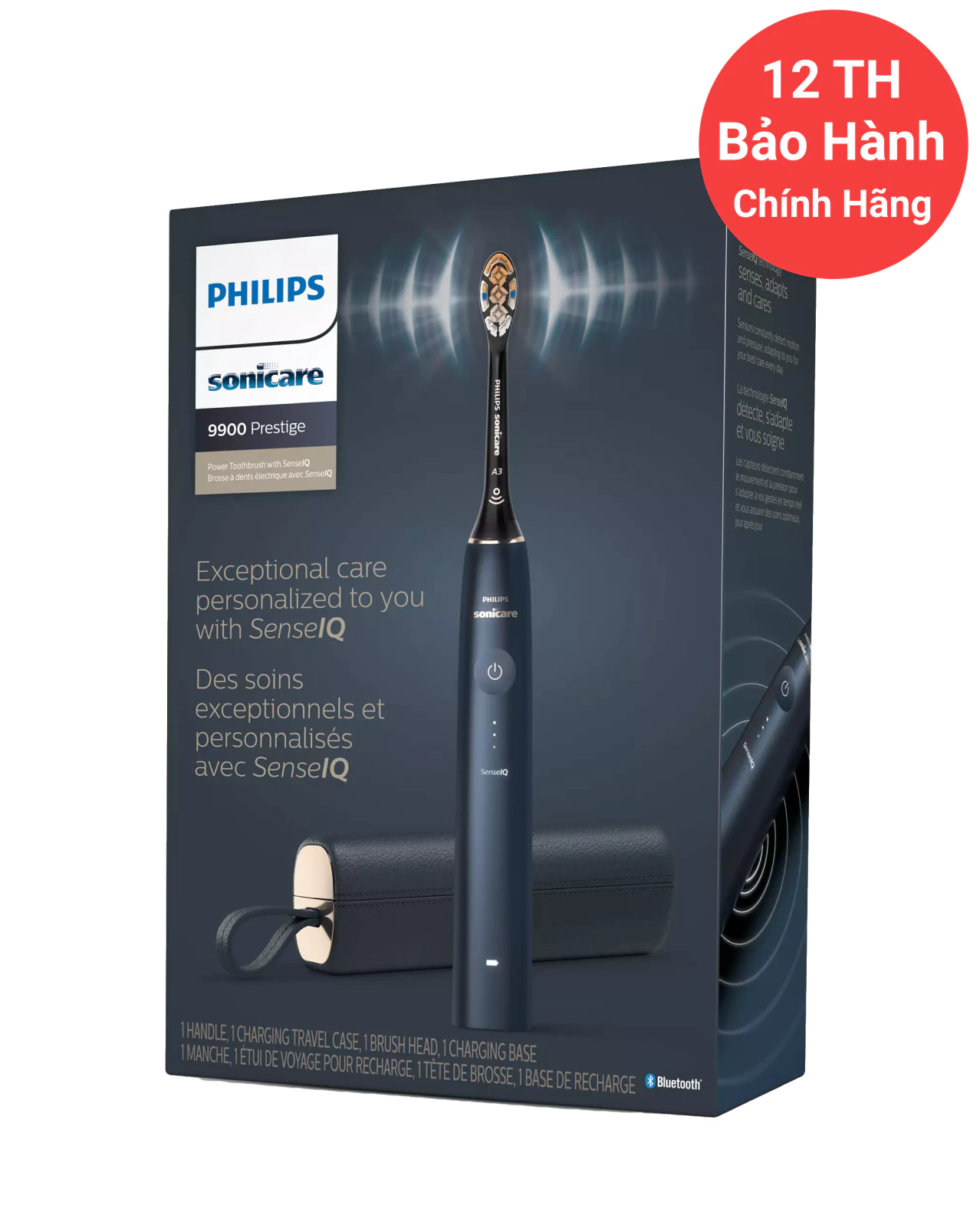 Bàn chải đánh răng điện Philips Sonicare 9900 Prestige - Black